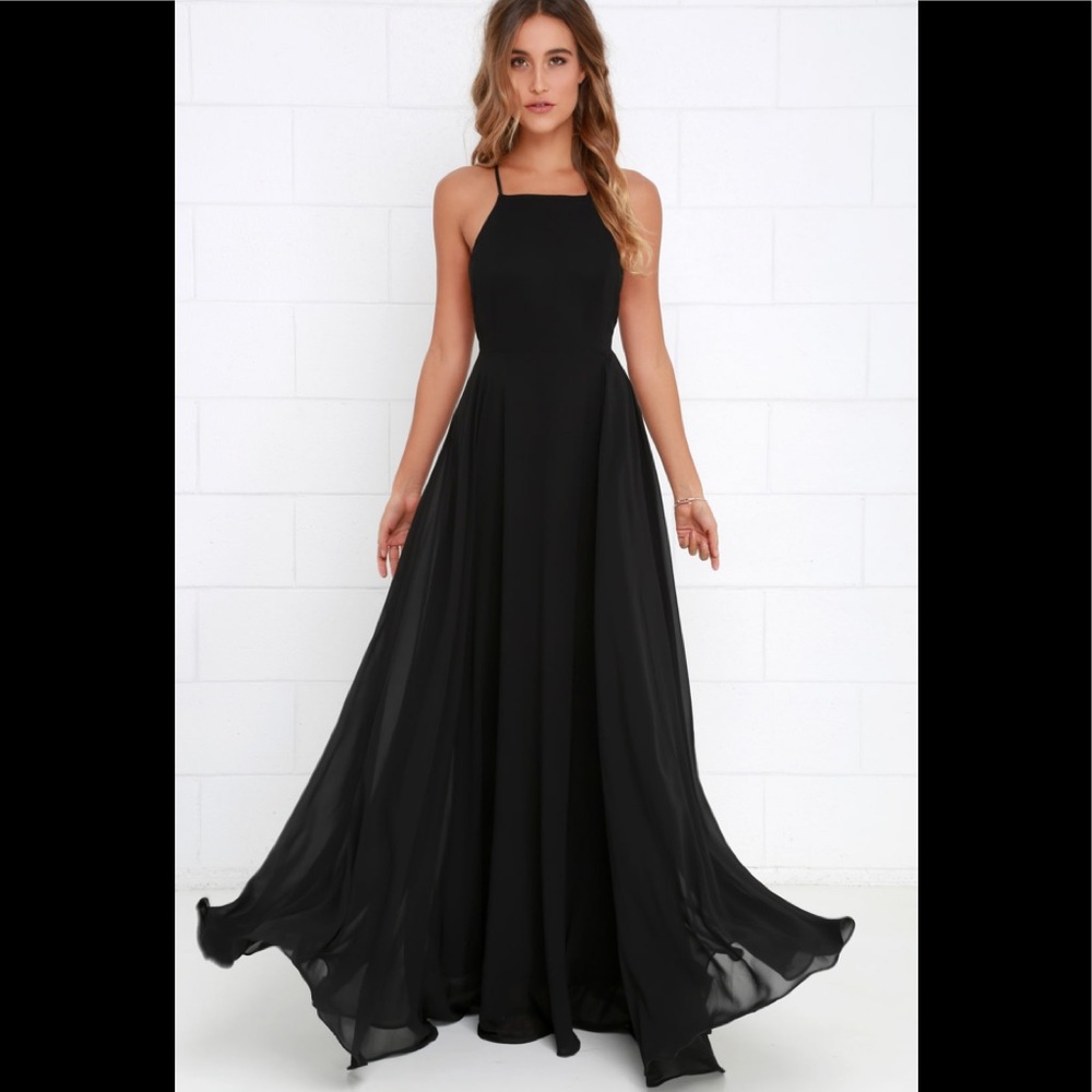 MYTHICAL KIND OF LOVE BLACK MAXI DRESS